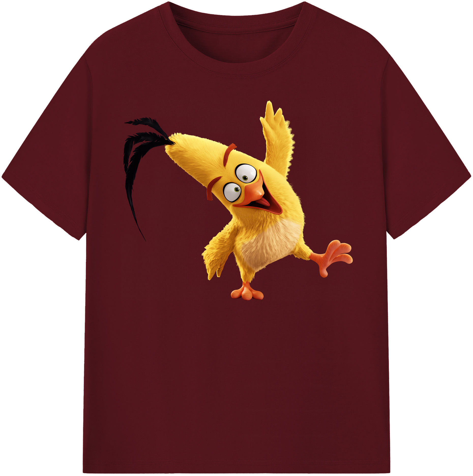 （画像用） Angry Birds アングリーバード 綿100％半袖Tシャツ（フロントプリント）